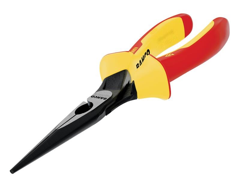 Bahco 2430S ERGO Insulated Long Nose Pliers 140mm 5.1/2in BAH2430S140 - McCormickTools