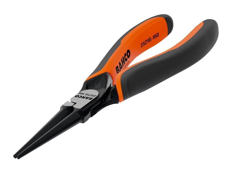 Bahco 2521G ERGO Round Nose Pliers 140mm 5.1/2in BAH2521G140 - McCormickTools