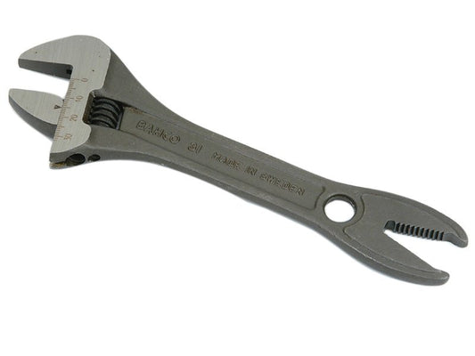 Bahco 31 Black Adjustable Wrench Alligator Jaw 200mm 8in BAHB31 - McCormickTools