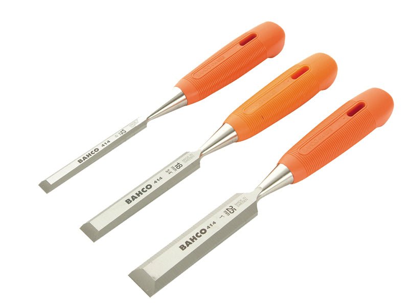 Bahco 414 Bevel Edge Chisel Set 3 Piece BAH414S3 - McCormickTools