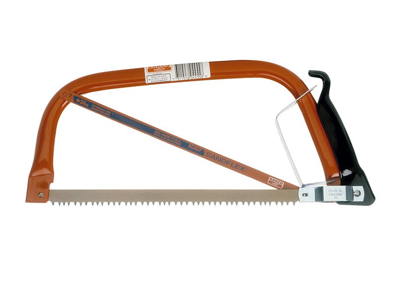 Bahco 9 - 12 - 51/3806 - KP Bowsaw & Extra Hacksaw Blade 300mm 12in BAH912