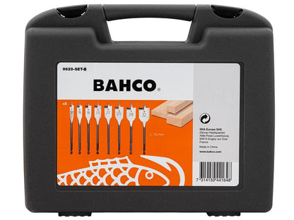 Bahco 9629 Series Flat Bit Set 8 Piece BAH9629SET8