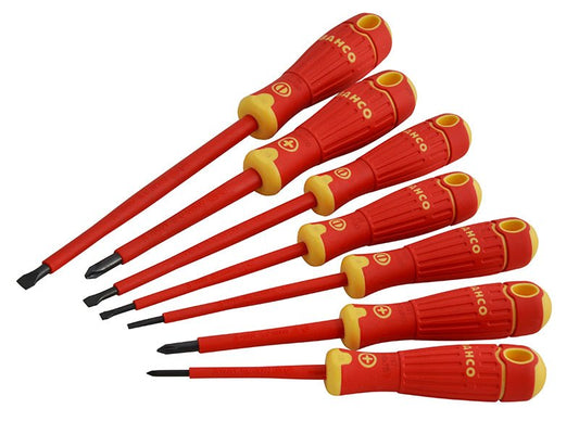 Bahco BAHCOFIT Insulated Screwdriver Set 7 Piece BAH220007