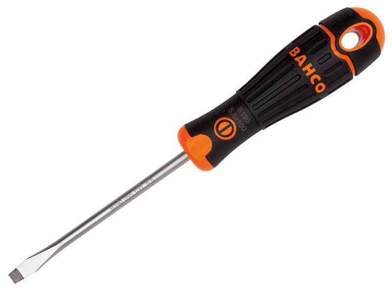 Bahco BAHCOFIT Screwdriver Flared Slotted Tip 10.0 x 200mm BAH190100200 - McCormickTools