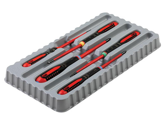 Bahco BE - 9872SL ERGO Slim VDE Insulated Screwdriver Set 5 Piece BAH9872SL