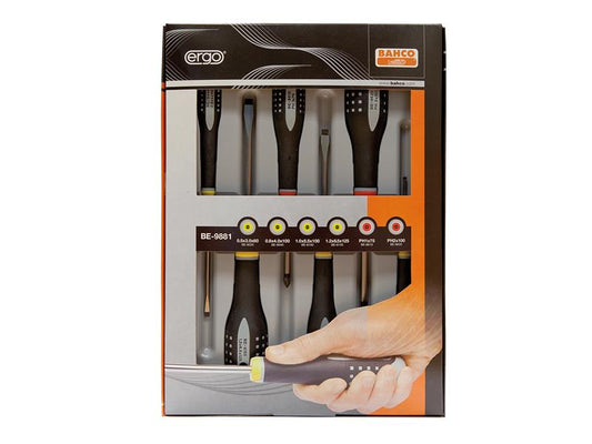 Bahco BE - 9881 ERGO Screwdriver Set 6 Piece BAH9881