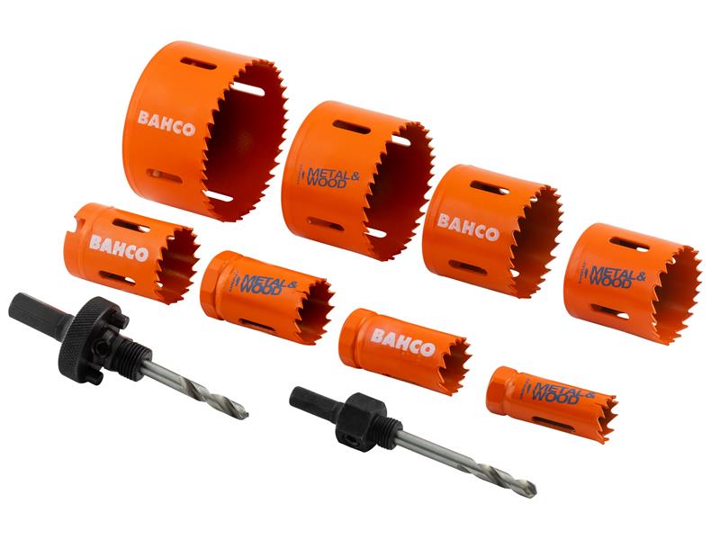 Bahco Electrician's Bi - Metal Holesaw Set 10 Piece BAH383482EL