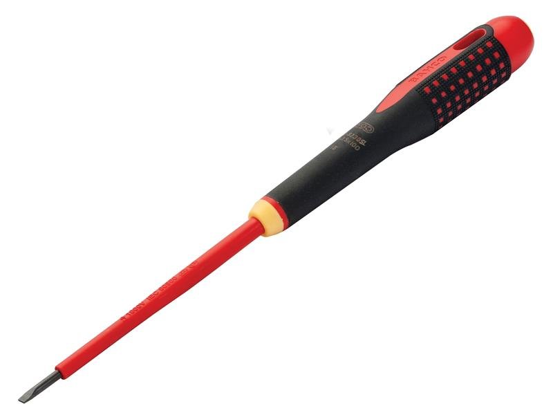 Bahco ERGO Slim VDE Insulated Slotted Screwdriver 3.5 x 100mm BAHBE8230SL