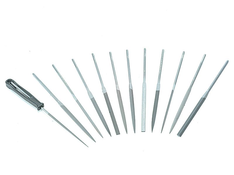 Bahco Needle Set of 12 Cut 2 Smooth 2 - 472 - 16 - 2 - 0 160mm 6.2in BAH472