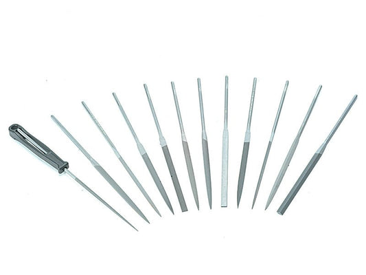 Bahco Needle Set of 12 Cut 2 Smooth 2 - 472 - 16 - 2 - 0 160mm 6.2in BAH472 - McCormickTools