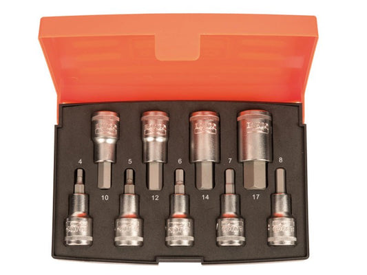 Bahco S9HEX 1/2in Drive Socket Set of 9 Metric BAHS9HEX - McCormickTools