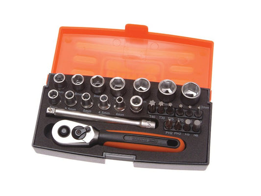 Bahco Sl25 - disp - 10 Socket Sets display 10 BAHSL25DISP - McCormickTools