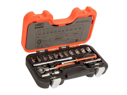 Bahco SW65 Swivel Socket Set of 65 Metric 1/4in Drive BAHSW65 - McCormickTools