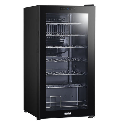 Baridi DH10 28 Bottle Wine Fridge with Digital Touchscreen Controls & LED Light Black - McCormickTools