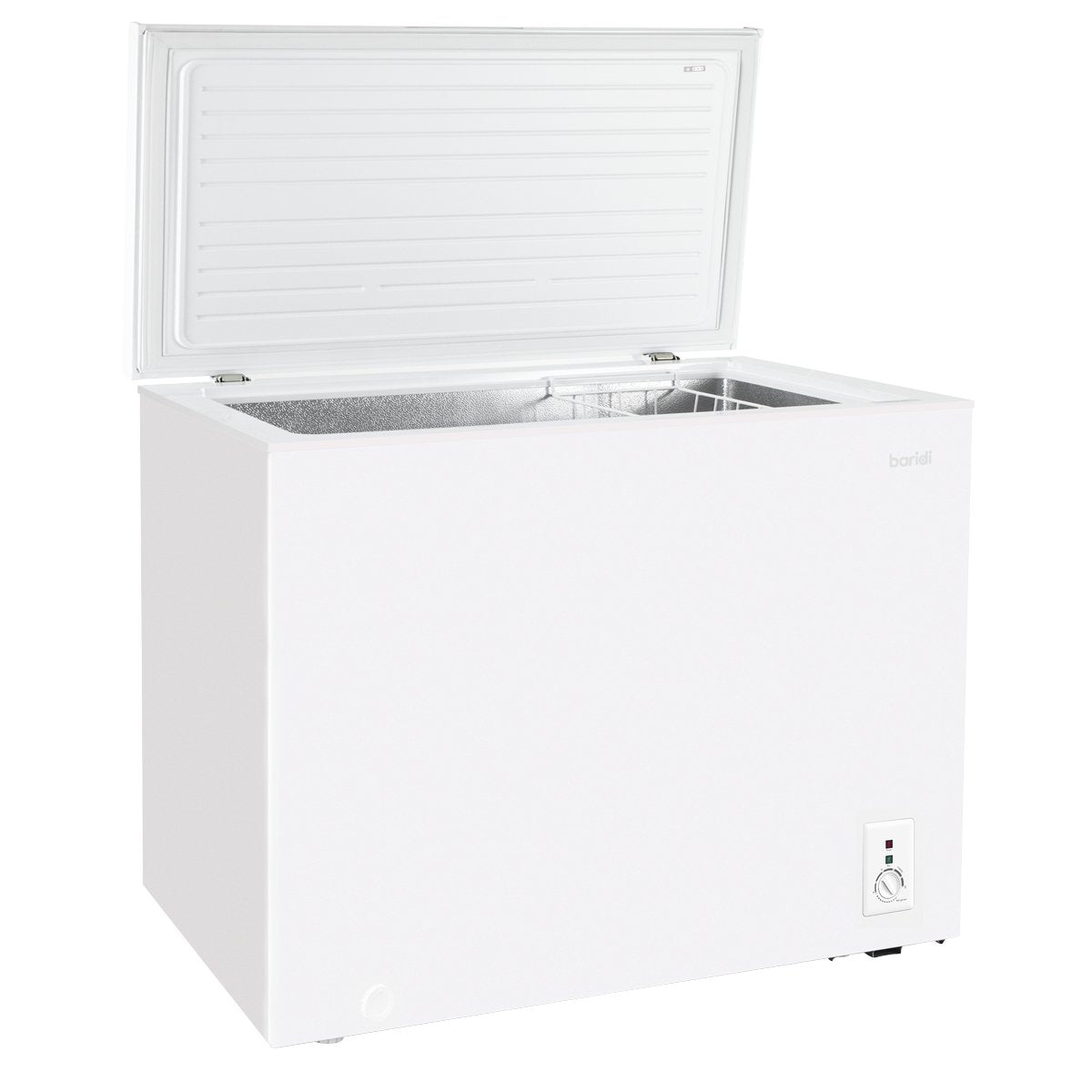 Baridi DH111 Freestanding Chest Freezer 199L Capacity - 12 to - 24°C Adjustable Thermostat White - McCormickTools