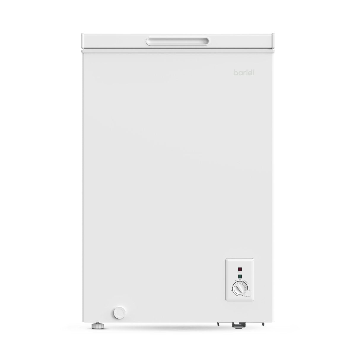 Baridi DH116 Freestanding Chest Freezer 99L Capacity - 12 to - 24°C Adjustable Thermostat with White - McCormickTools