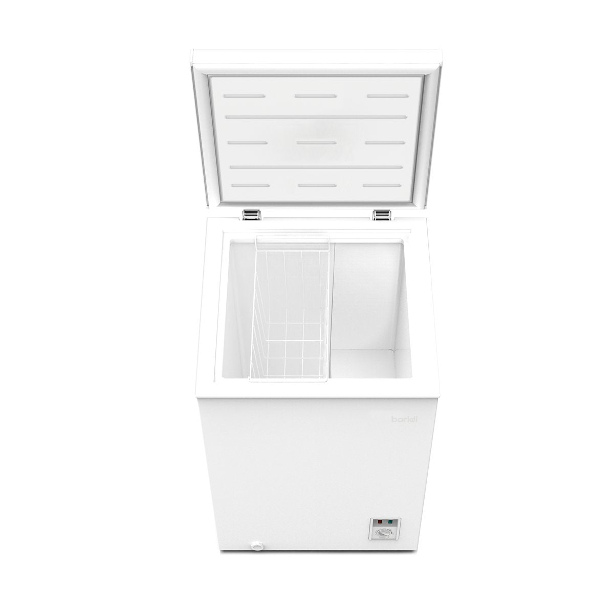 Baridi DH116 Freestanding Chest Freezer 99L Capacity - 12 to - 24°C Adjustable Thermostat with White - McCormickTools