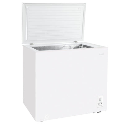 Baridi DH120 Freestanding Chest Freezer 142L Capacity - 12 to - 24°C Adjustable Thermostat White