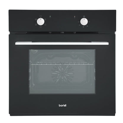 Baridi DH124 60cm Built - In Five Function Fan Assisted Oven 55L Capacity Black - McCormickTools