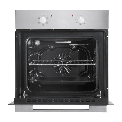 Baridi DH125 60cm Built - In Five Function Fan Assisted Oven 55L Capacity Stainless Steel - McCormickTools