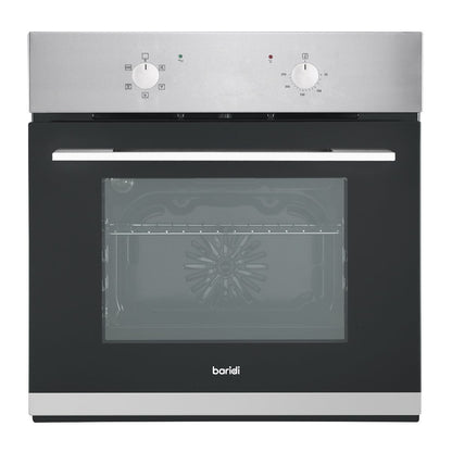 Baridi DH125 60cm Built - In Five Function Fan Assisted Oven 55L Capacity Stainless Steel - McCormickTools