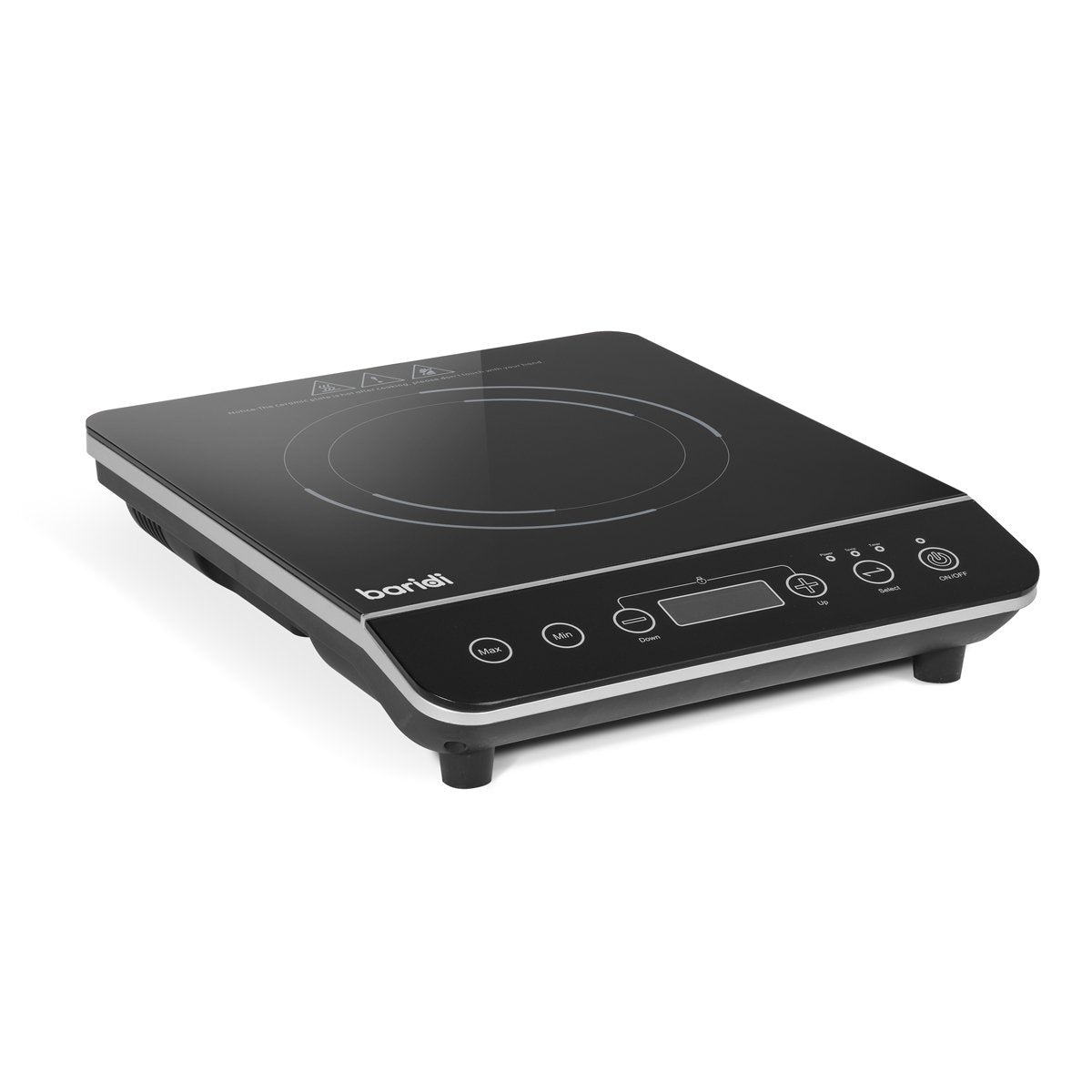 Baridi DH145 Induction Hob: Single Zone with 13A Plug 10 Power Settings 200W - 2000W Touch Controls 3 - Hour Timer Function Child Lock Black - McCormickTools