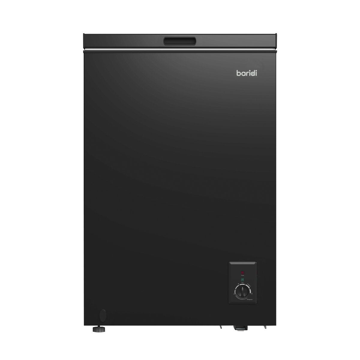 Baridi DH153 Freestanding Chest Freezer 99L Capacity - 12 to - 24°C Adjustable Thermostat Black - McCormickTools