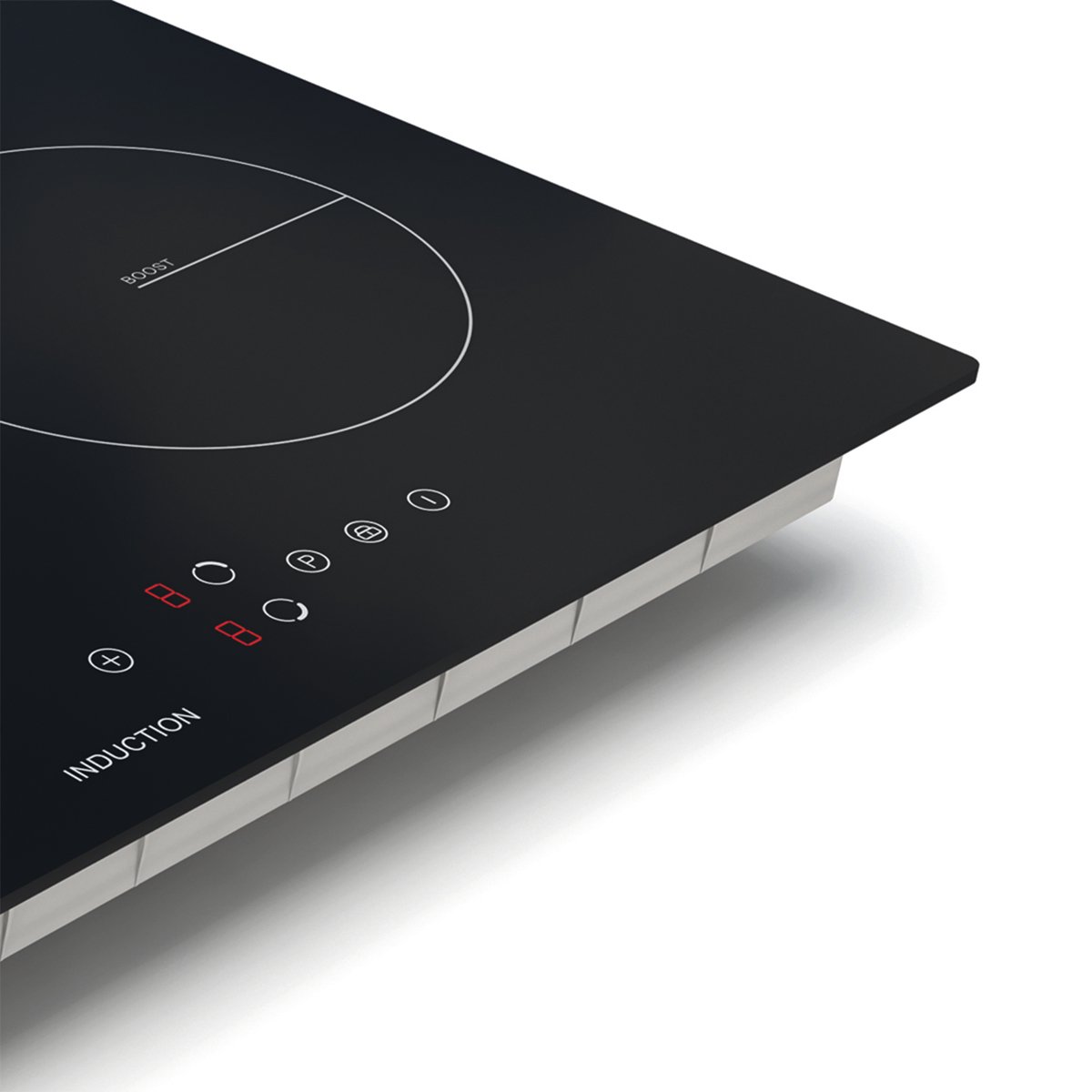 Baridi DH177 60cm Built - In Induction Hob with 4 Cooking Zones 2800W Boost Function 9 Power Levels Touch Control Timer supplied with 13A Plug - McCormickTools