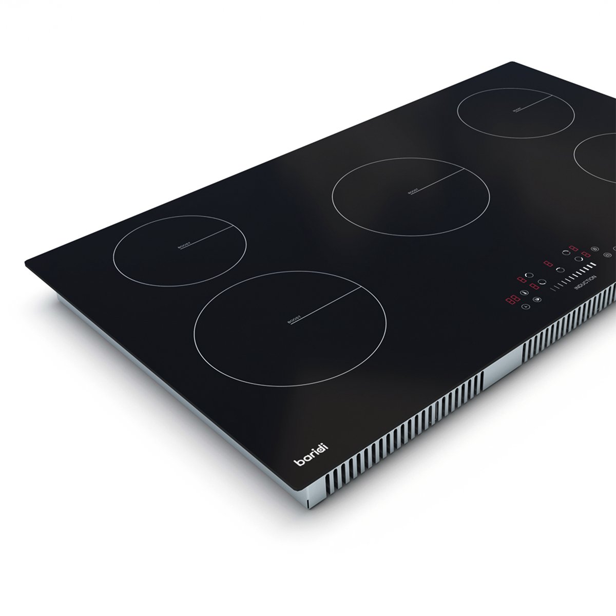 Baridi DH180 90cm Built - In Induction Hob with 5 Cooking Zones 9300W Boost Function 9 Power Levels Slider Touch Control Hardwired - McCormickTools