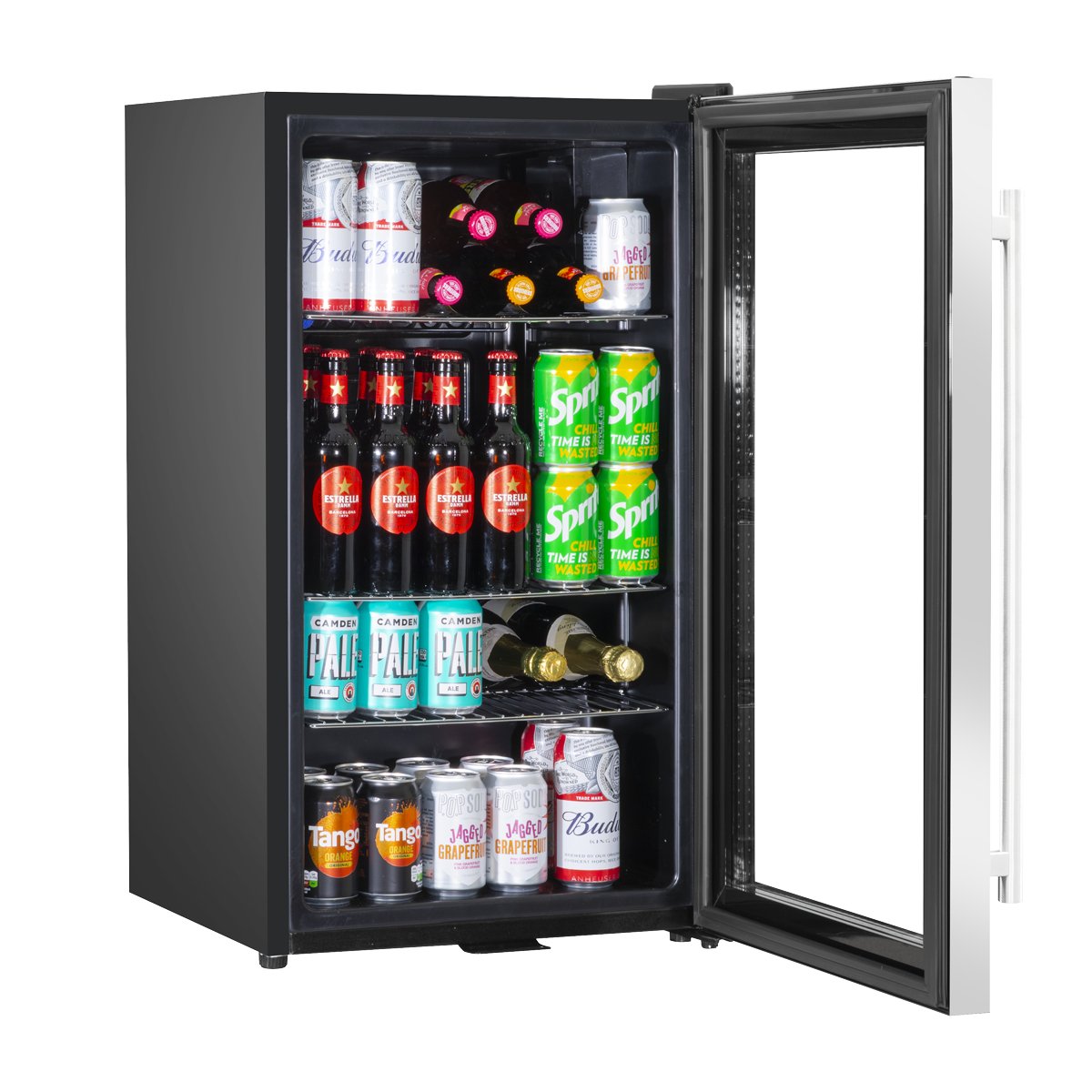 Baridi DH31 Under Counter Wine/Drink/Beverage Cooler/Fridge Built - In Thermostat Energy Class E 85 Litre - Stainless Steel - McCormickTools