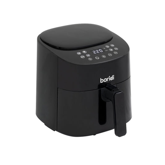 Baridi DH60 3.5L Low Fat Air Fryer with Digital Rapid Air Oil Free Circulation System 1300W 8 Presets