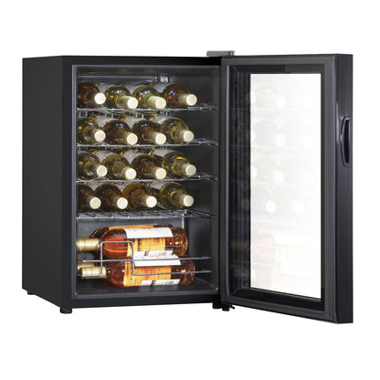 Baridi DH8 Wine Cooler/Fridge Digital Touchscreen Controls LED Light 20 Bottle - Black - McCormickTools