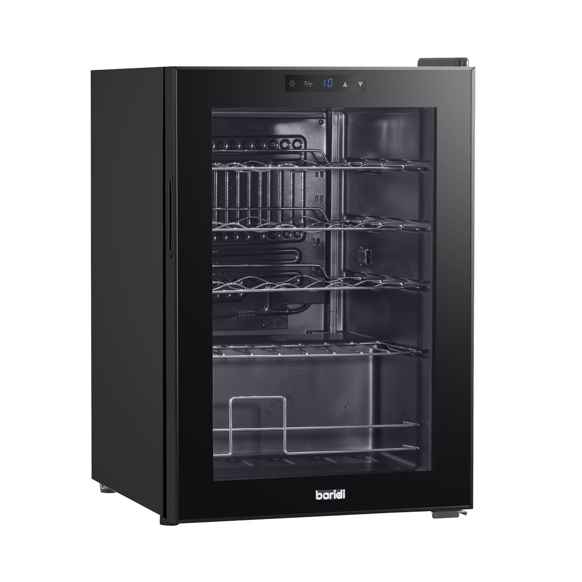 Baridi DH8 Wine Cooler/Fridge Digital Touchscreen Controls LED Light 20 Bottle - Black - McCormickTools