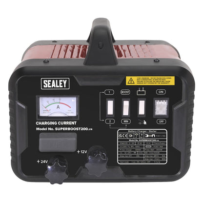 Sealey SUPERBOOST200 Starter/Charger 200/45A 12/24V 230V