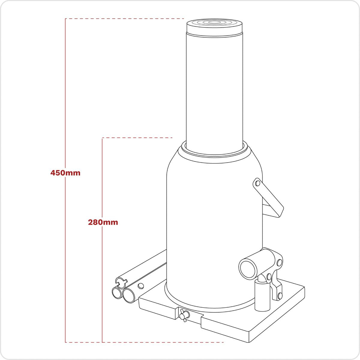 Sealey SJ50 Bottle Jack 50 Tonne