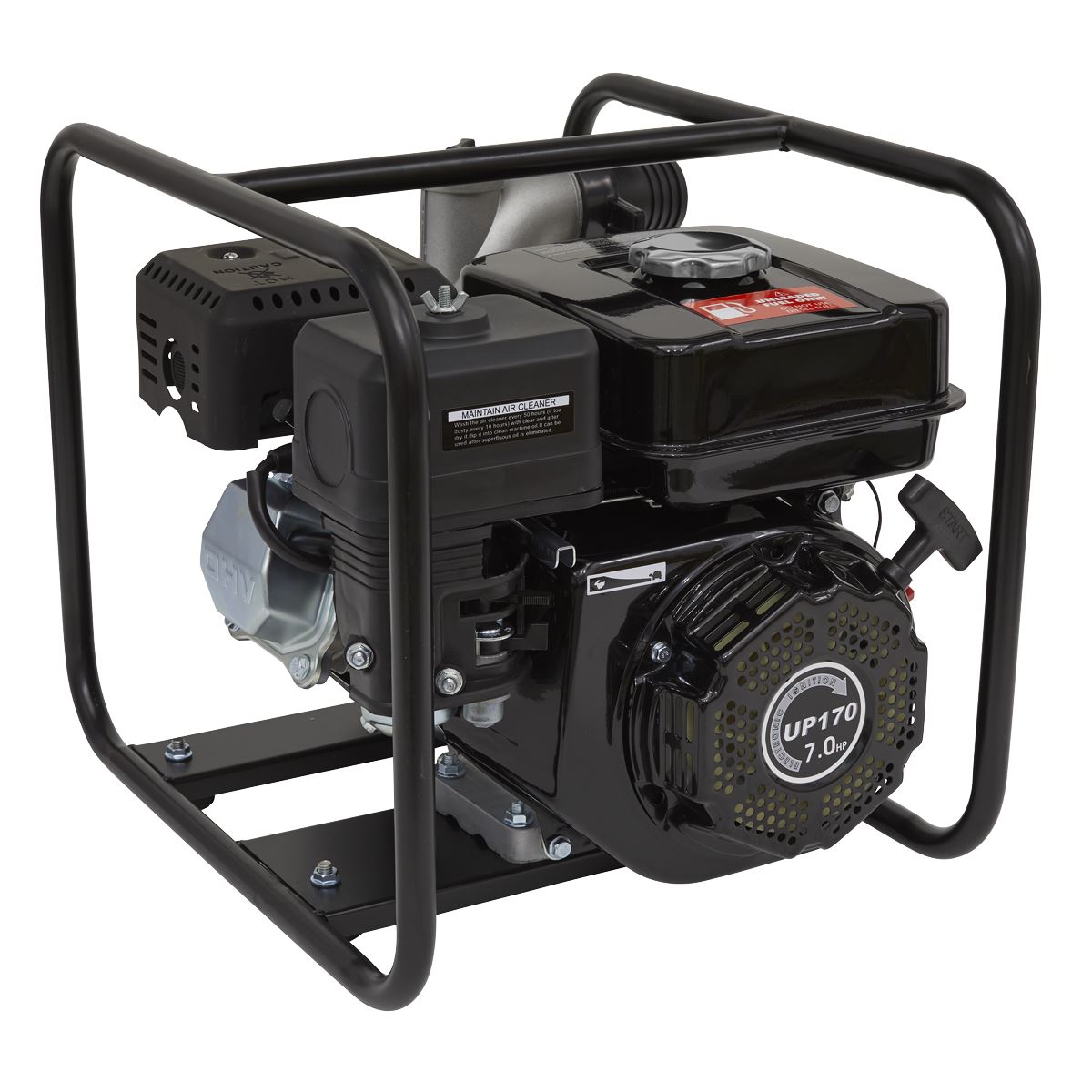 Sealey EWP050 Water Pump Ø50mm 7hp Petrol Engine