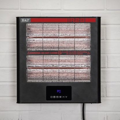 Sealey IR28 Infrared Quartz Heater - Wall Mounting 2.8kW/230V