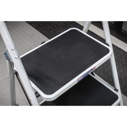 Sealey ASL23 Step Stool 3-Tread 150kg Capacity EN 14183