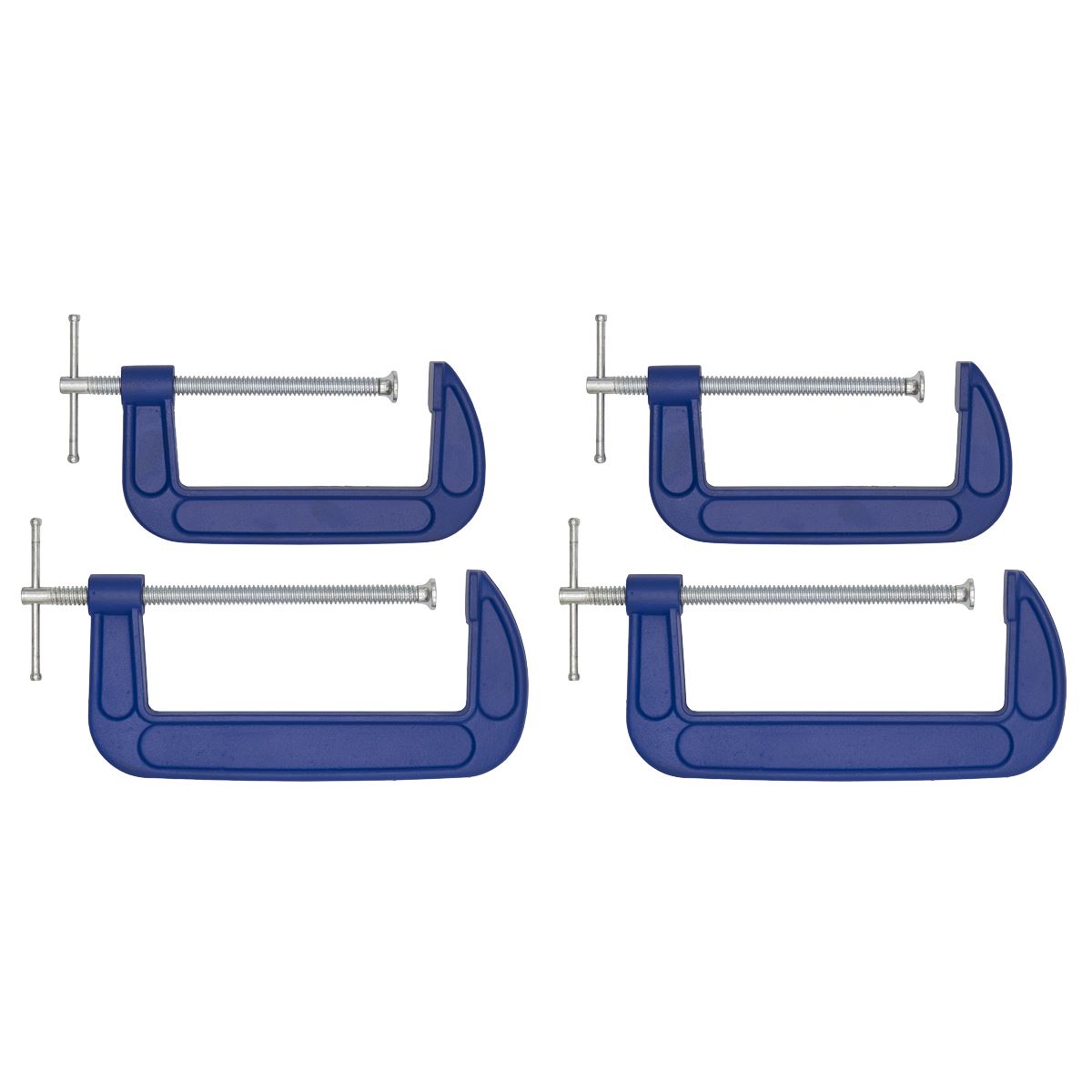 Sealey AK6006SET G-Clamp Set 150mm & 200mm 4pc