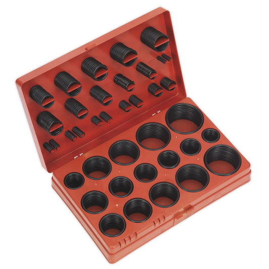 Sealey BOR419 Rubber O-Ring Assortment 419pc - Metric