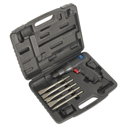 Sealey SA614 Air Hammer Kit Composite Premier - Long Stroke