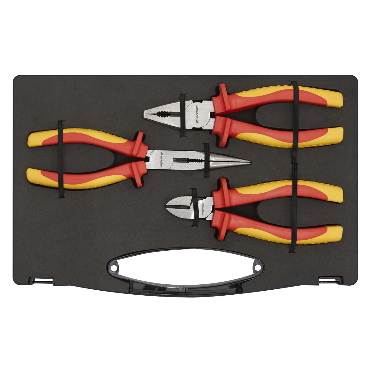 Sealey AK83452 Pliers Set 3pc VDE Approved