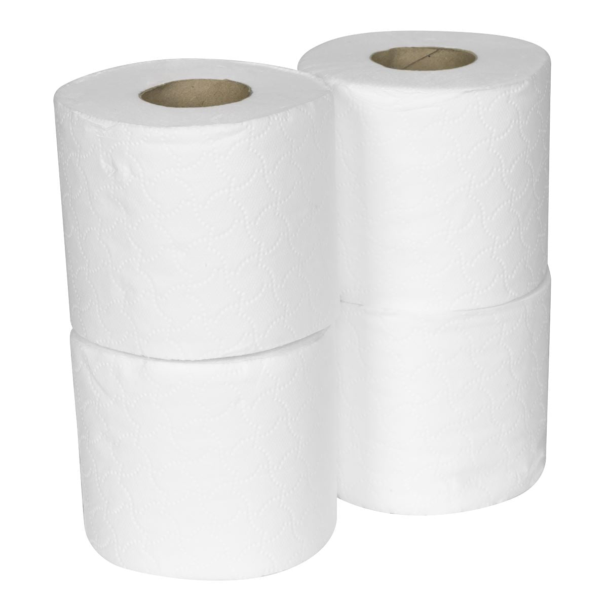 Sealey TOL40 Plain White Toilet Roll - Pack of 4 x 10 (40 Rolls)