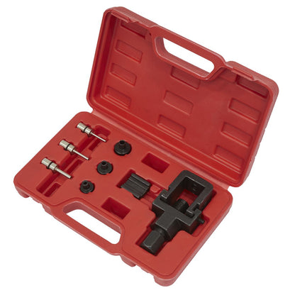 Sealey SMC4 Heavy-Duty Motorcycle Chain Splitter & Riveting Tool Set