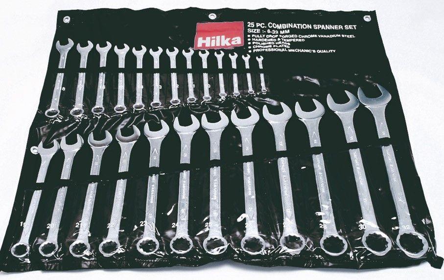 Hilka 25 pce Combination Spanner Set Metric Pro Craft  6-32mm 16212502