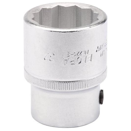 Elora 00773 Bi-Hexagon Socket 3/4" Sq. Dr. 32mm