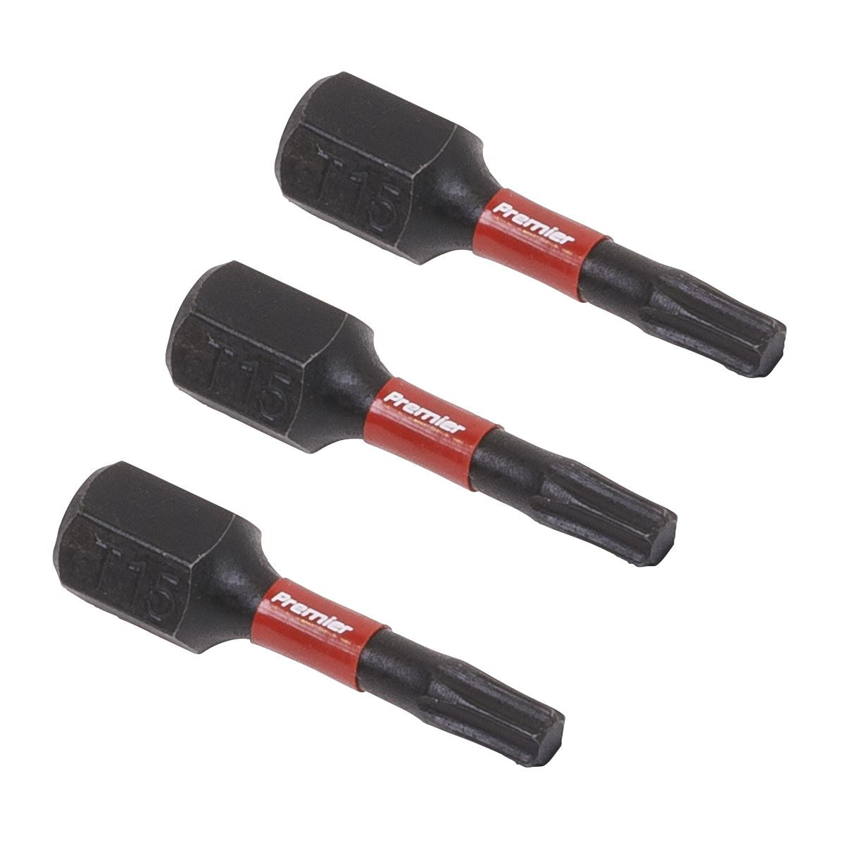 Sealey AK8216 TRX-Star* T15 Impact Power Tool Bits 25mm - 3pc