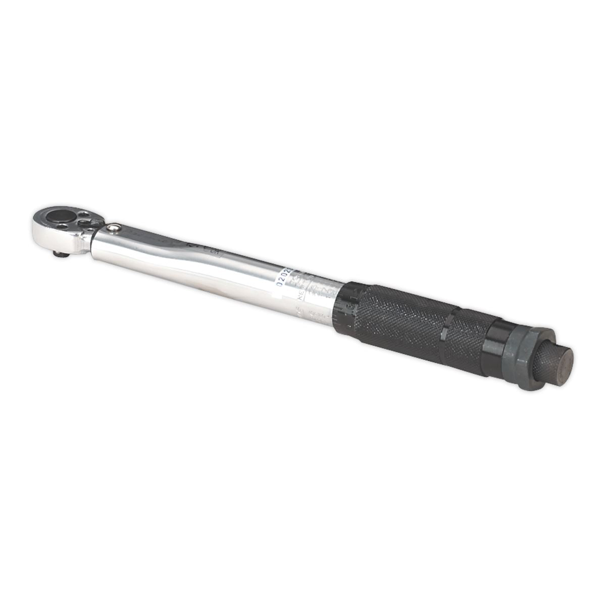 Sealey STW101 Torque Wrench Micrometer Style 1/4"Sq Drive 5 - 25Nm(44 - 221lb.in) - Calibrated