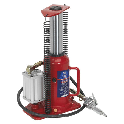 Sealey YAJ18S Air Operated Hydraulic Bottle Jack 18 Tonne