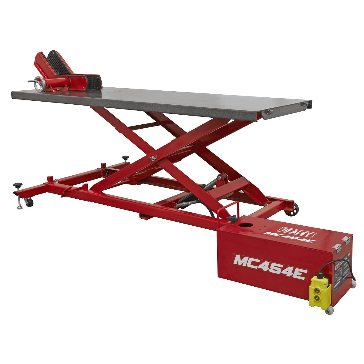 Sealey MC454E 12V Electro/Hydraulic Motorcycle Lift 450kg Capacity-McCormickTools